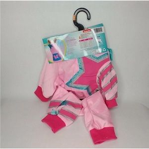 New Nickelodeon JoJo,Siwa pjs Barbie core hooded clothes  Sz large Dog pajamas